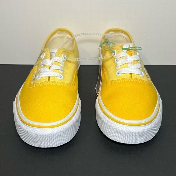 Womens VANS Authentic x Sesame Street Yellow Low Top Sneakers / Size 5 - Picture 2 of 8